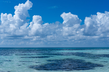 Amazing views of the blue ocean.