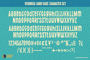 Veronica Hand-Drawn Mid-Century Font, a Sans Serif Font by Paper Moon Graphic Supply (Thumbnail 2 of 8)