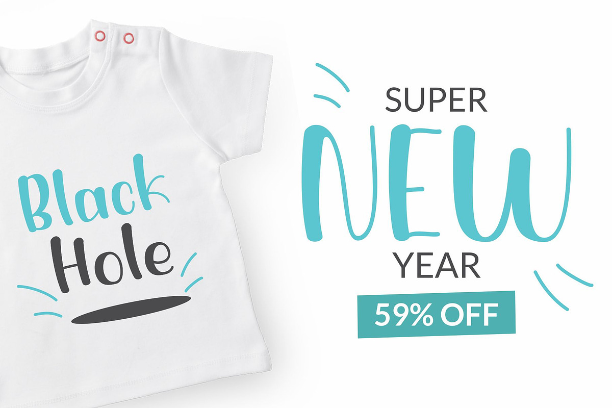 Birthday Quirky Playful Display Font, a Font by TrimStudio (Photo 2 of 9)