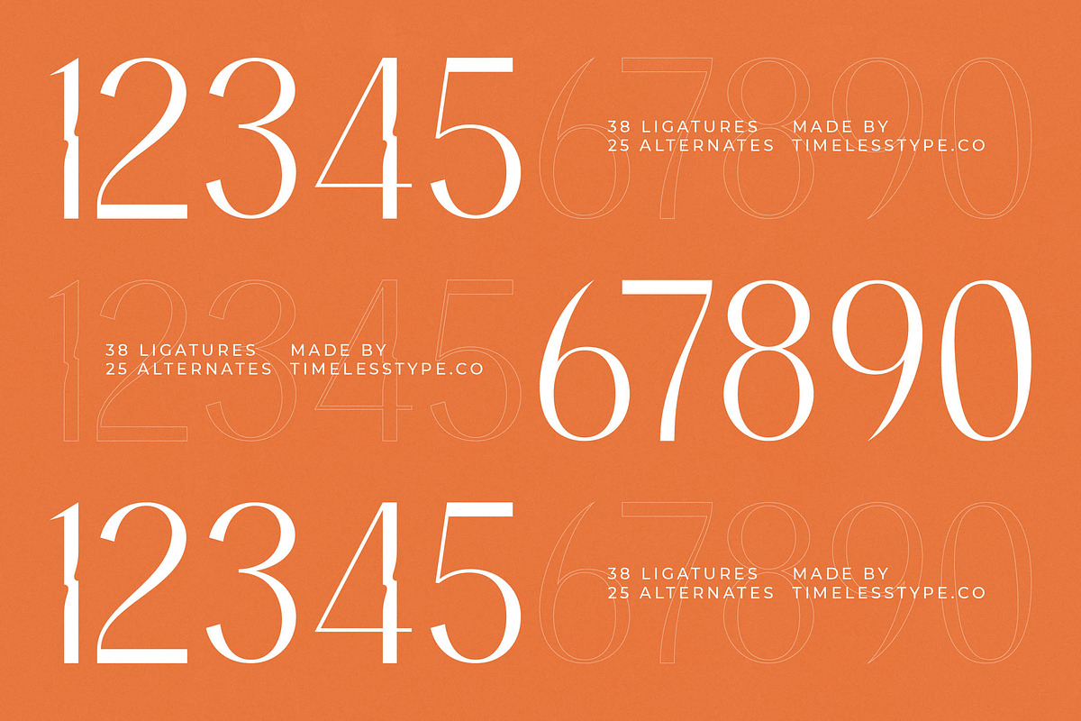 Bemgola Modern Display Serif, a Serif Font by timelesstype.co (Photo 9 of 20)