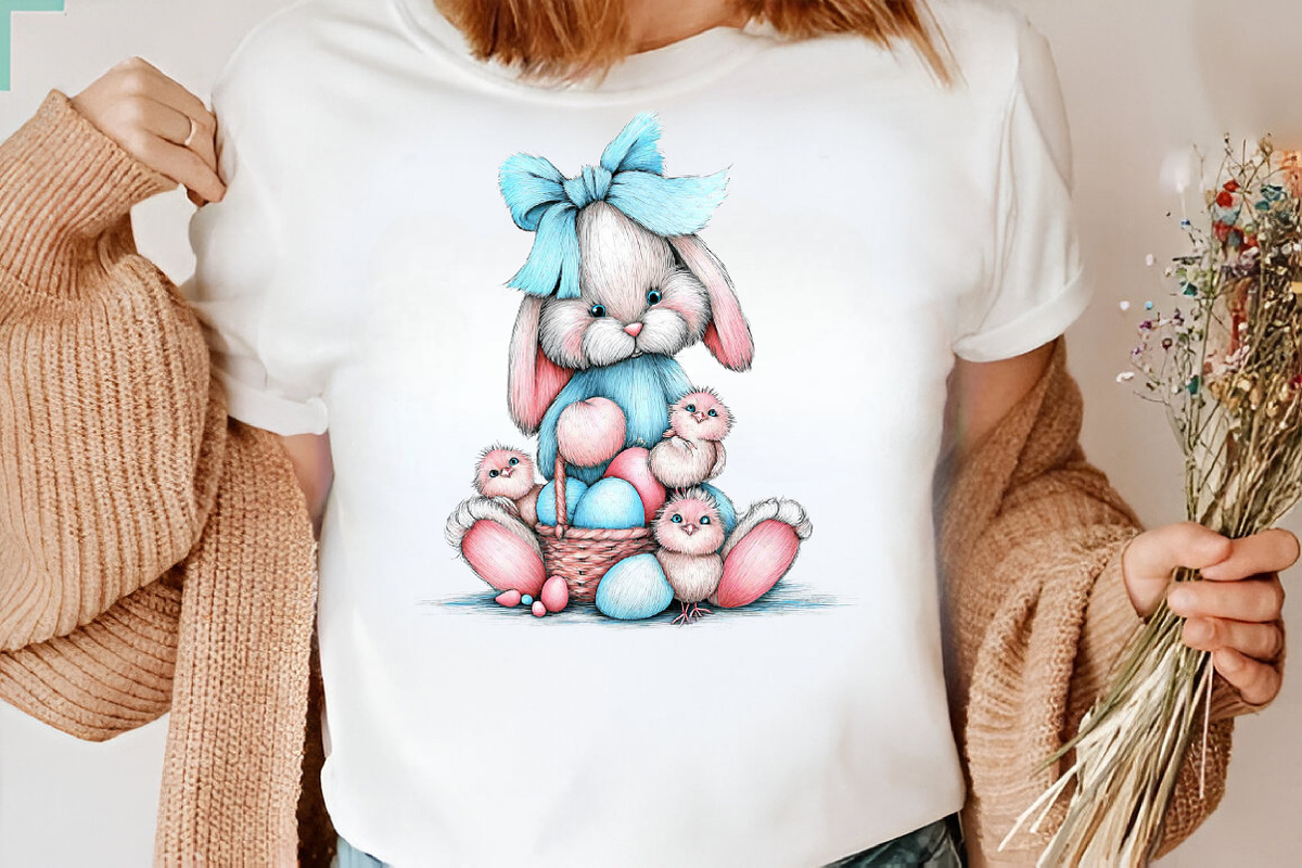 Easter Bunny Watercolor PNG Clipart, an Illustration by SVGArt (Photo 7 of 9)