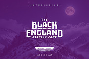 Black England Font, a Sans Serif Font by yantodesign (Thumbnail 1 of 10)