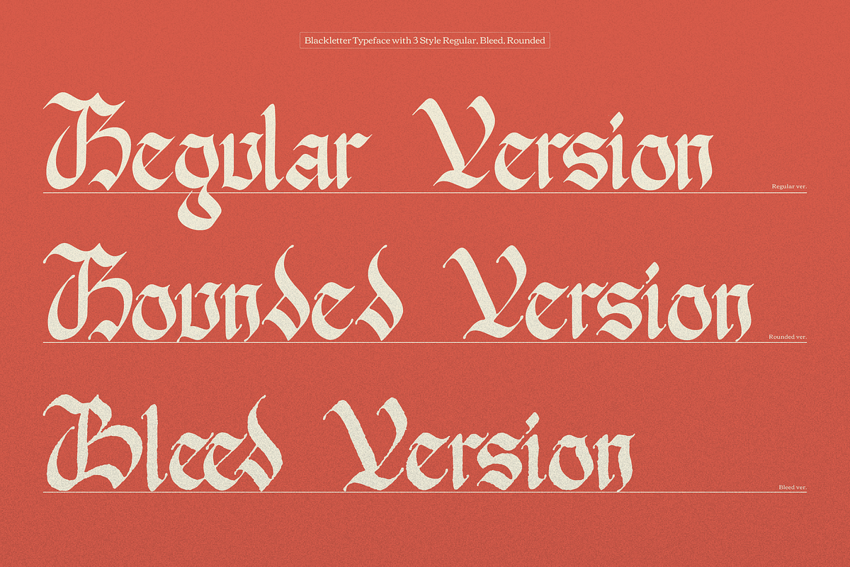Nowdart | Blackletter Typeface, a Font by Denustudios (Photo 2 of 12)