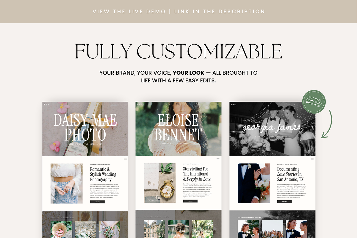 Showit Website Template | Photo, a Websites & App Template by Rosetta Lane Design (Photo 7 of 10)