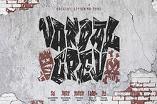 Vandal Crew Creative Lettering Font