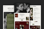 Wedding RSVP Website for Canva, a Landing Page Template by Meraki Templates (Thumbnail 5 of 8)