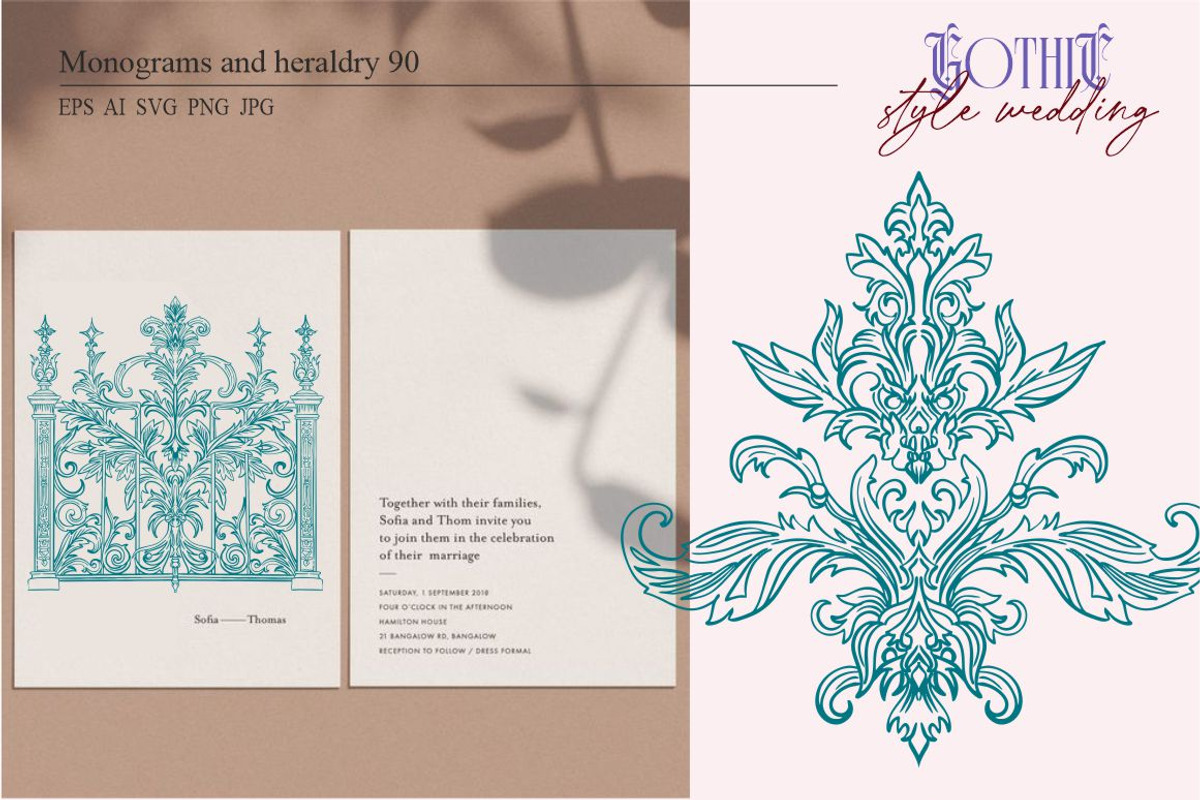 Wedding in GOTHIC style, an Object Graphic by Collection by VY (Photo 2 of 17)