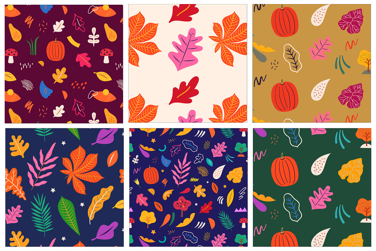 Autumn playful collection, a Seasonal Illustration by MoleskoStudio (Photo 16 of 16)