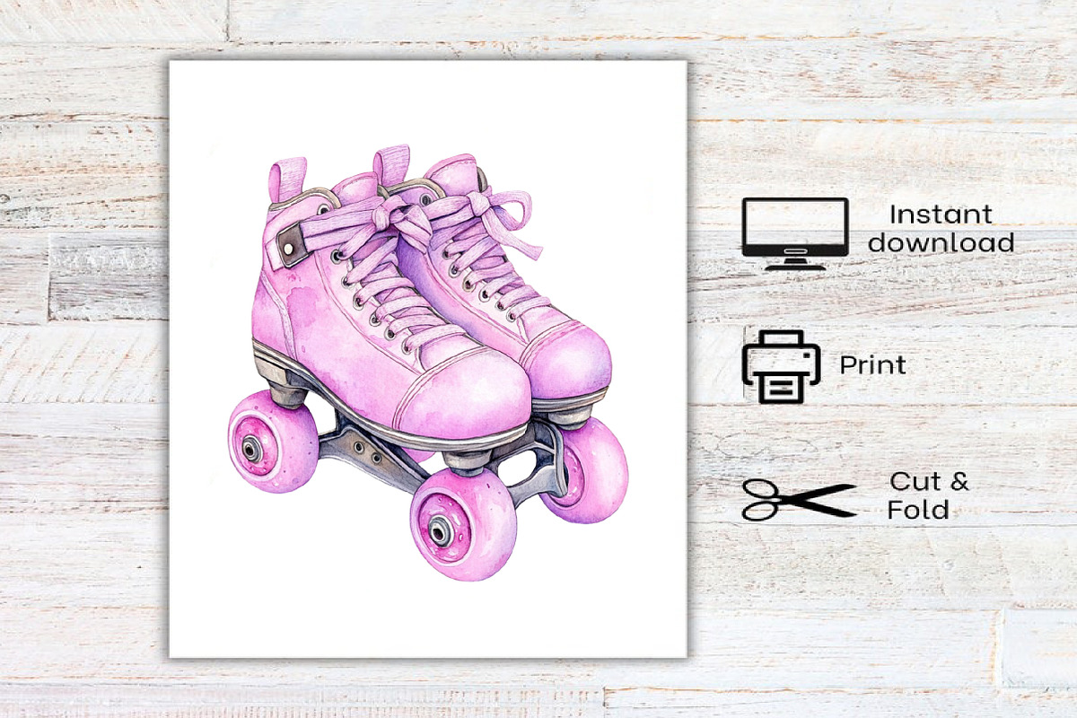 Watercolor Kawaii Girly Aesthetic, an Illustration by Canvas Craft (Photo 7 of 7)