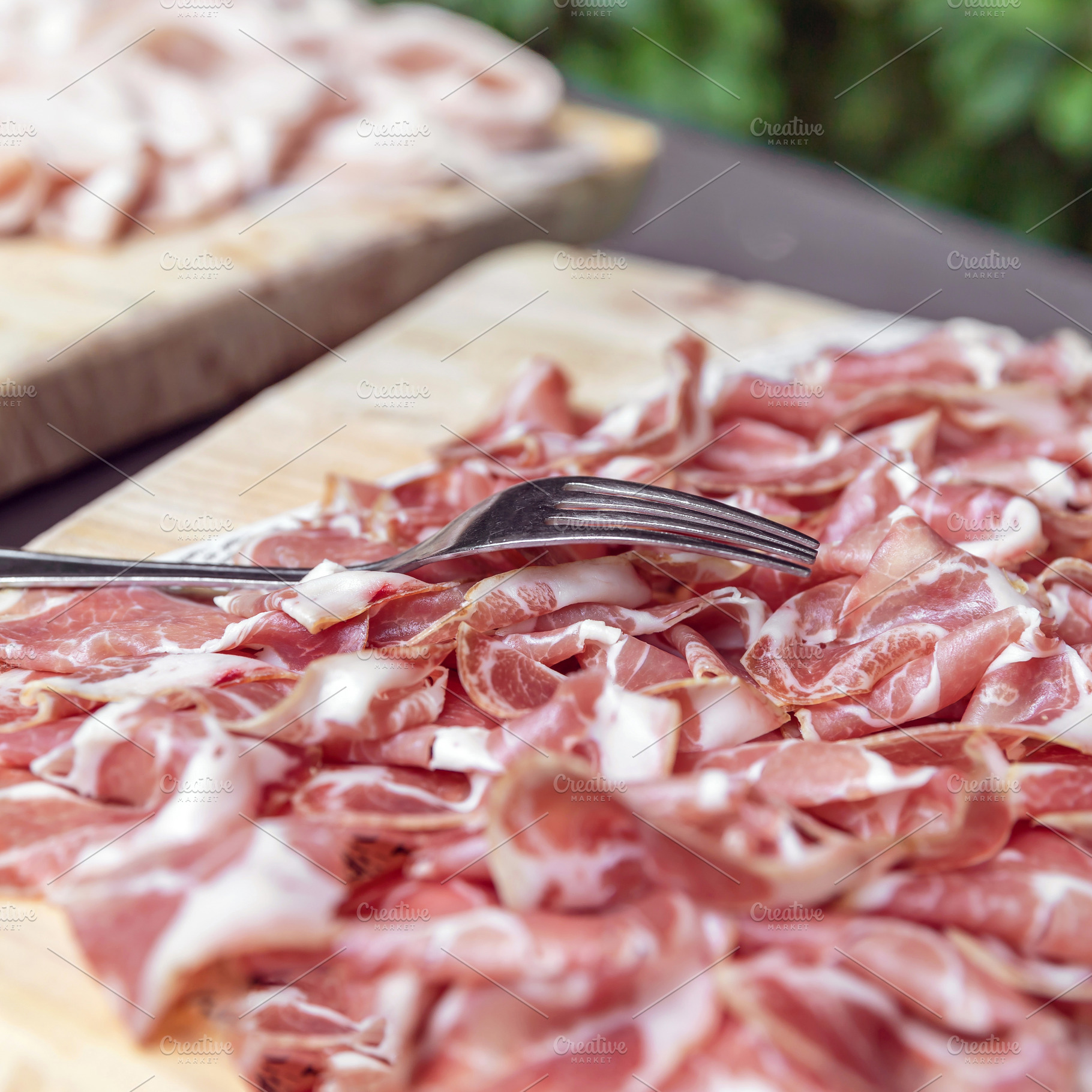 Slices of coppa, a Food & Drink Photo by KYNA STUDIO