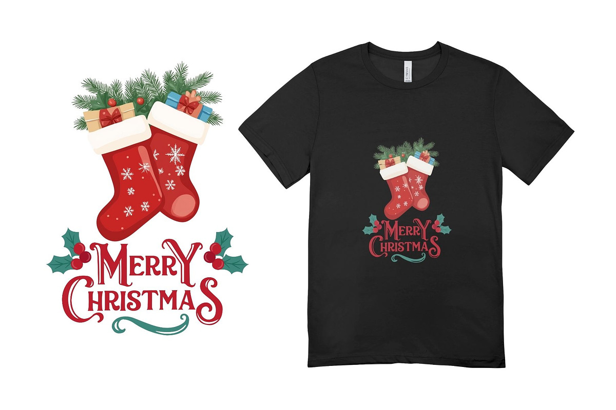 Merry Christmas tshirts design, an Object Graphic by MS Designer (Photo 1 of 3)