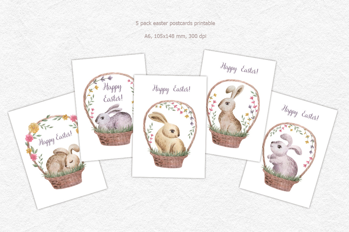 Watercolor easter clipart, an Illustration by CreativeByLu (Photo 14 of 15)