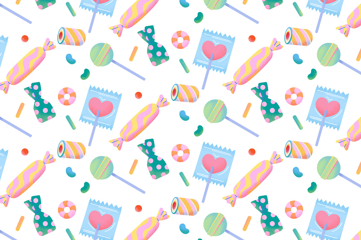 Set of Candy, an Illustration by selintahtakilic (Photo 3 of 9)