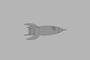 Spaceship rocketship cartoon simple, a Cars & Vehicle 3D Model by CGTech (Thumbnail 7 of 15)