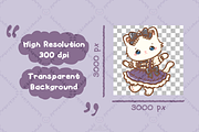 Bianca Gothic Princess Halloween, an Animal Illustration by Blumensdiary (Thumbnail 3 of 7)