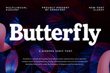 Butterfly – Modern Serif Font