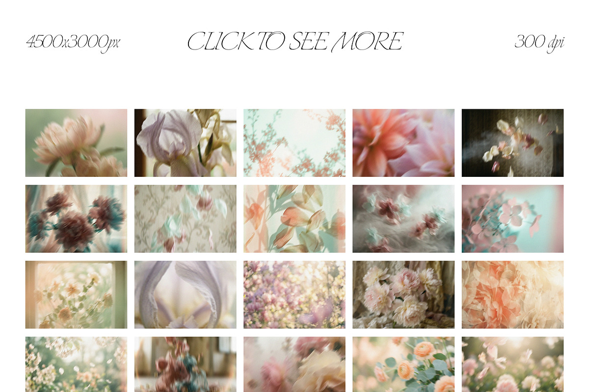 Soft Blurred Floral Backgrounds, a Background Graphic by margotikaj (Photo 2 of 5)