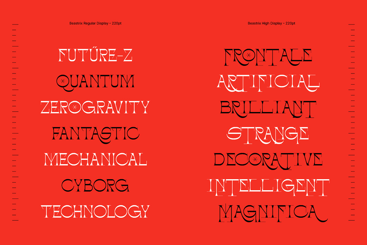 AO Beastrix - Display Typeface, a Font by OwunStudio (Photo 14 of 22)