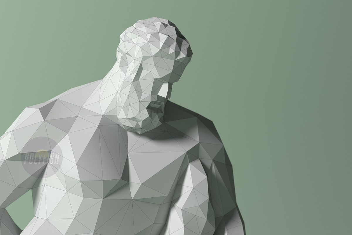 DIY Farnese Hercules 3D template, a Templates & Theme by PolyFish (Photo 1 of 8)