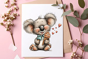 Whimsical summer koalas clipart, an Illustration by SinaCreation (Thumbnail 7 of 9)