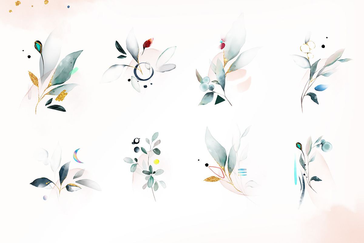 Watercolor art collection, an Object Graphic by Lisima (Photo 9 of 14)
