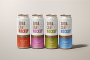 Soda Can Mockup Set, a Cups & Container Mockup by mockupatelier (Thumbnail 9 of 12)