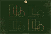 Floral Christmas Cards & Backgrounds, a Background Graphic by Euonia Meraki (Thumbnail 5 of 10)