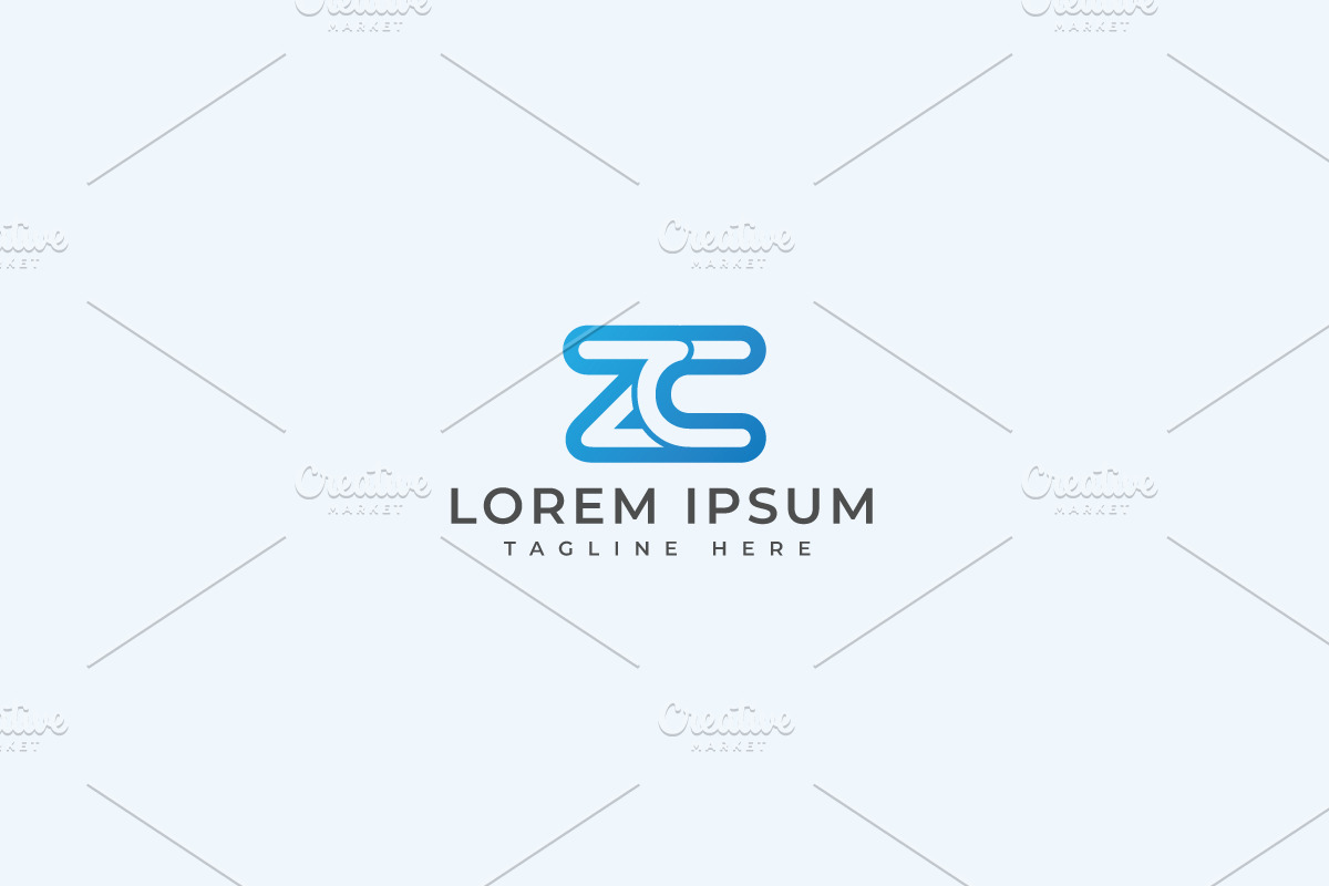 ZC letter logo, a Branding & Logo Template by vectplus (Photo 1 of 2)