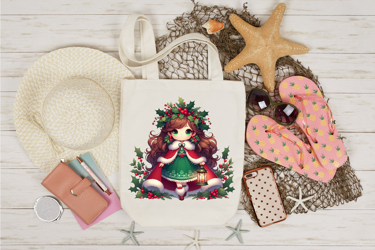 Funny Old Lady Christmas Sublimation, an Illustration by Designking (Photo 4 of 4)