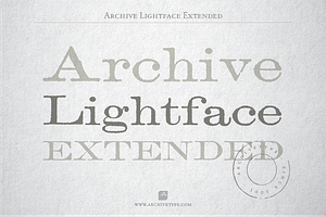 Archive Lightface Extended