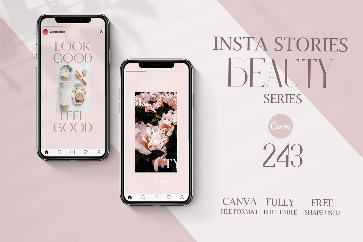 Instagram Beauty Series Creator, a Social Media Template by Analogi Studio