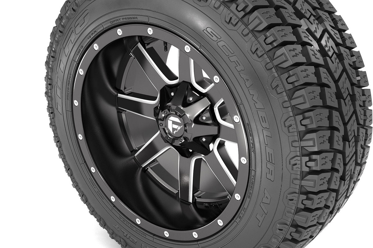 OFF ROAD WHEEL AND TIRE 7, a Cars & Vehicle 3D Model by NNAVAS 3D (Photo 2 of 9)