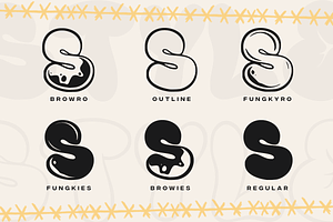 Funky Brow - Bubble Graffiti Font