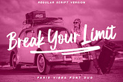 Paris Vibes Font Duo, a Script Font by Lucky Type (Thumbnail 6 of 13)