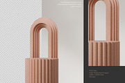 5 Podium with Transparent Background, a Background Graphic by faustudio (Thumbnail 4 of 7)