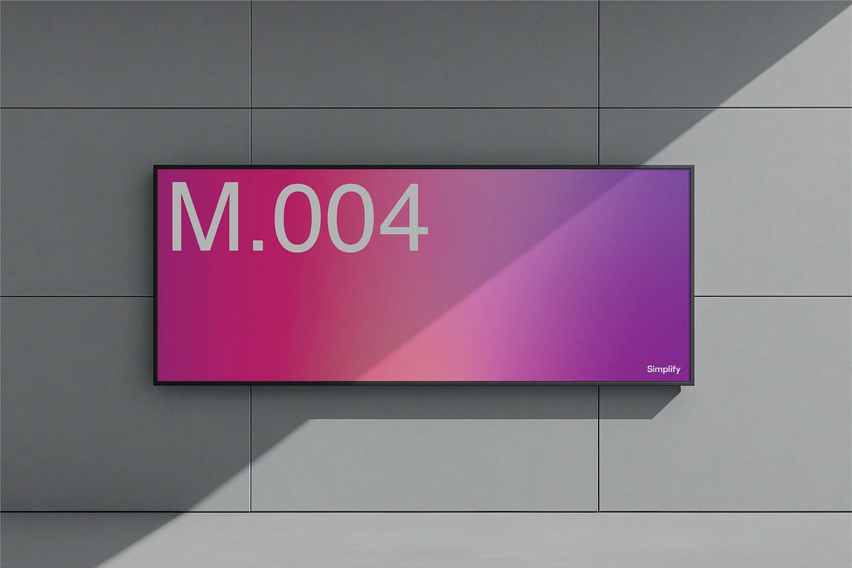 Modern Sunlit Billboard Mockup, an Advertising Mockup by Simplify Creative (Photo 1 of 2)