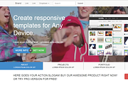 Landing page video background BS3.1., a Landing Page Template by Bootstraptor (Thumbnail 2 of 4)