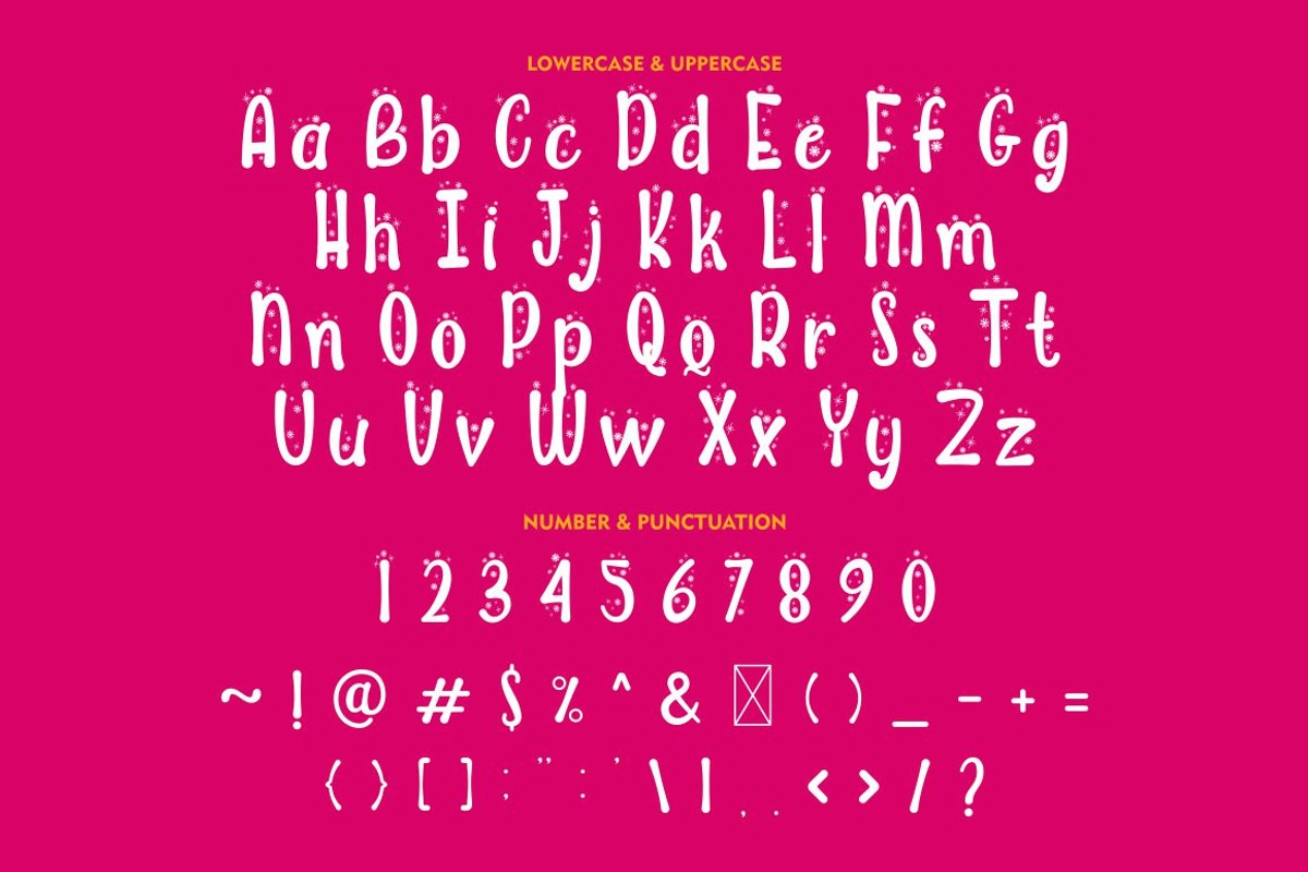 Cute Snow - Quirky Winter Font, a Font by PutraCetol Studio (Photo 11 of 18)