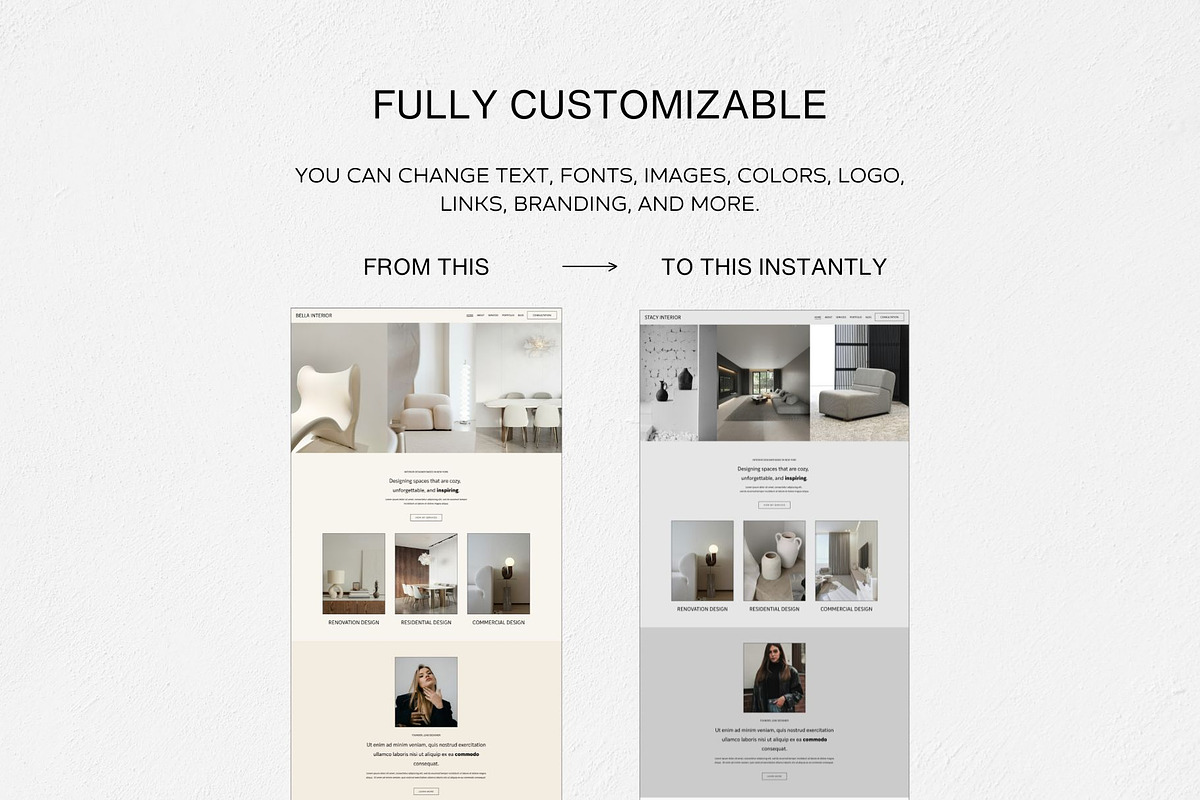 Squarespace 7.1 Template: Bella, a Squarespace Template by Deb Creative Studio (Photo 6 of 9)
