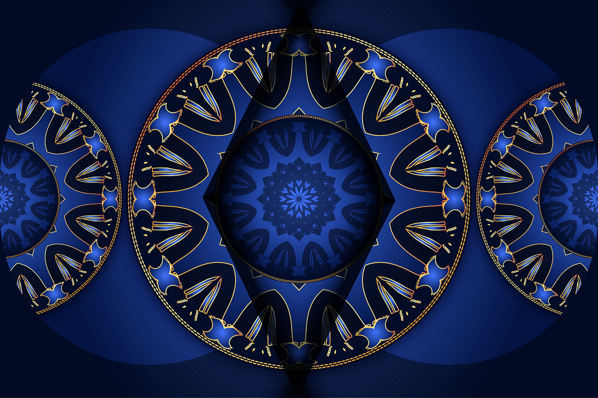 Mandala Circular Pattern Vector Pack, a Background Graphic by NJ Himel (Photo 28 of 95)