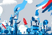 Contemporary Society Collection, a Person Illustration by Hurcastock! (Thumbnail 13 of 13)
