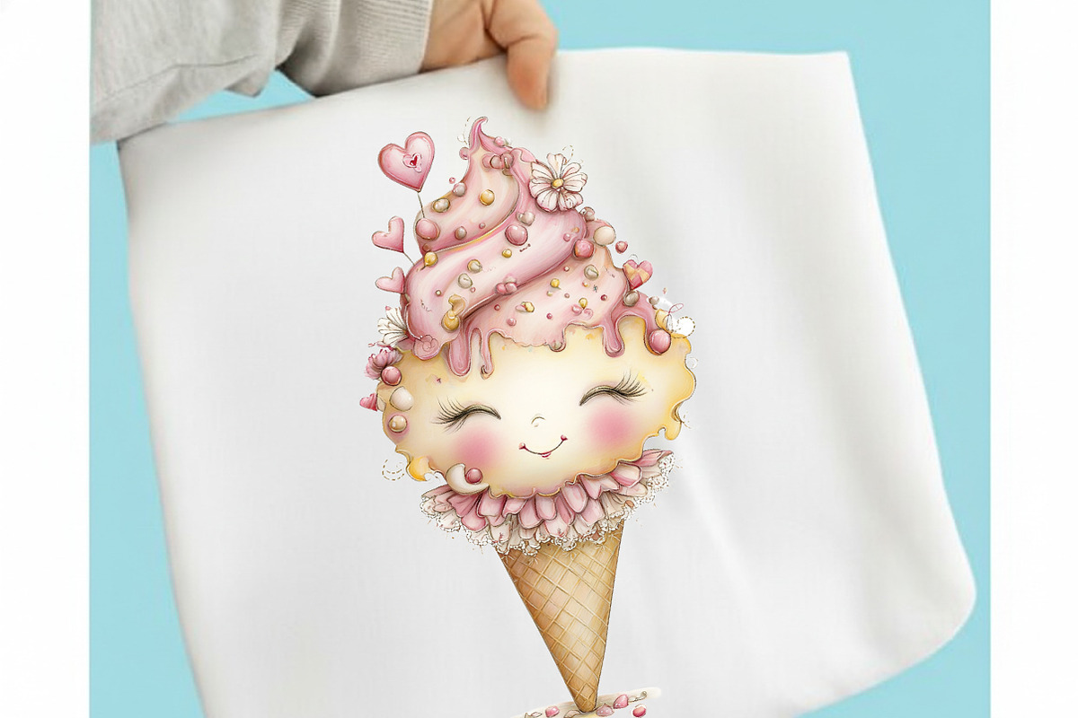 Whimsical Summer Ice Cream, an Illustration by designcity5 (Photo 5 of 5)