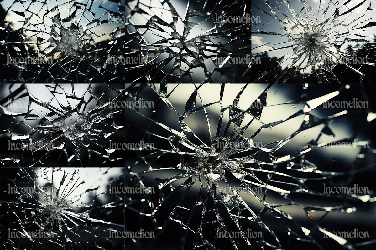 18 Shattered Glass Backgrounds, a Background Photo by Incomelion (Photo 5 of 6)