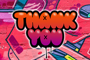 Fillings Urban - Graffiti Fonts, a Font by Prioritype Co (Thumbnail 6 of 6)