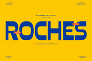 Roches - Bold Food Branding Font, a Sans Serif Font by RagamKata (Thumbnail 1 of 10)
