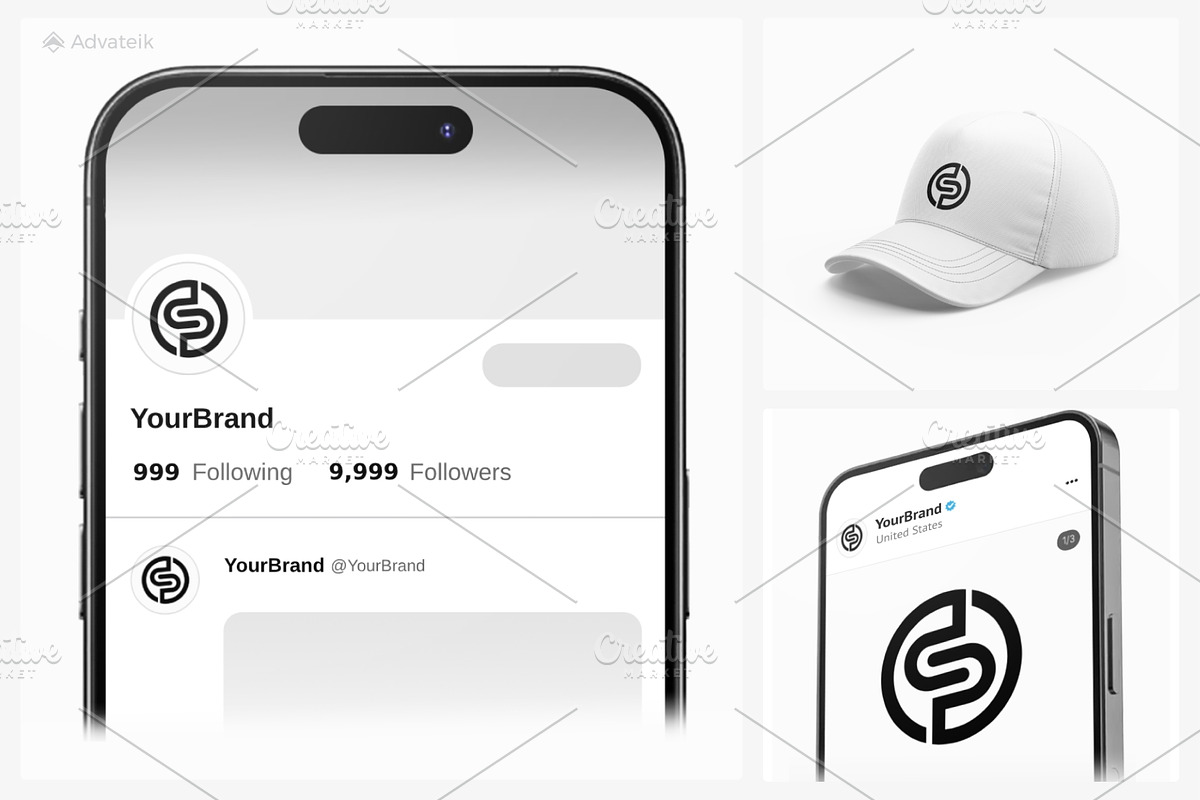 SO OS Letter Logo Template, a Branding & Logo Template by Advateik ™ (Photo 3 of 3)