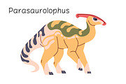 Dinosaurs, big ancient animals set, an Animal Illustration by PaperTrident (Thumbnail 17 of 19)
