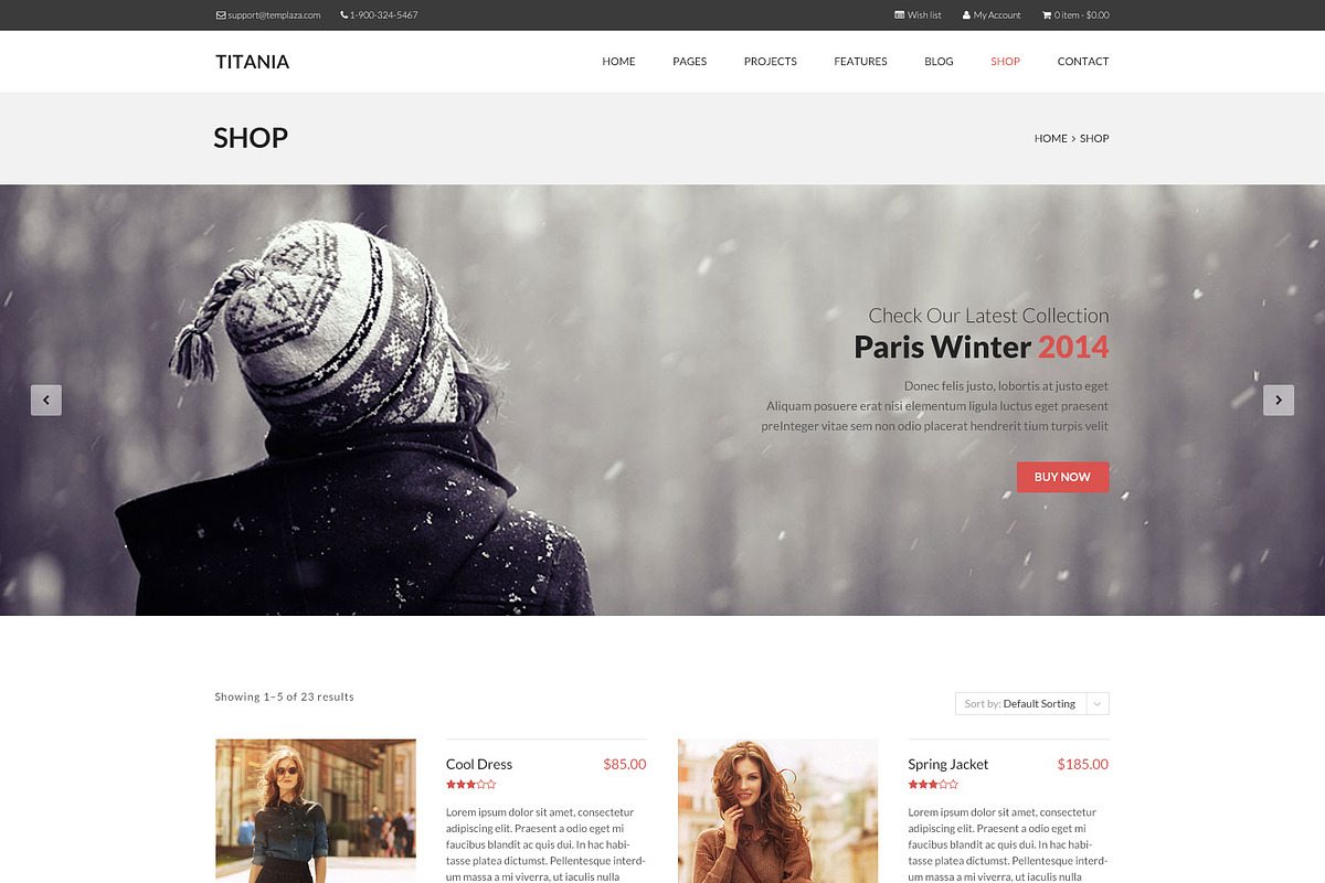 Titania - Multipurpose PSD Template, a Websites & App Template by TemPlaza (Photo 37 of 53)