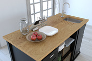 Kitchen island 0304, a Furniture 3D Model by inDahouze (Thumbnail 2 of 9)