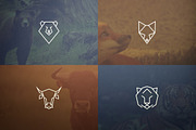 17 Geometric Animal Icons and Logos, a Branding & Logo Template by VP Fonts (Thumbnail 3 of 33)